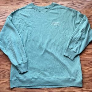 Hollister California Green/Blue Crewneck